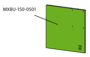 Ізоляція лівої сторони TXN300 - MXBU-150-0501-RAL6018